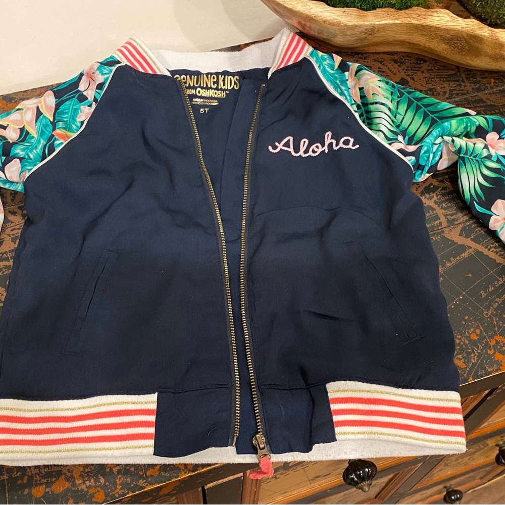 Genuine Kids Aloha Jacket - Navy and Floral